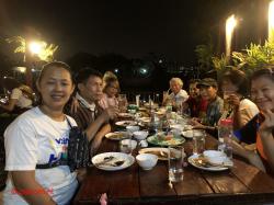 Last time out for dinner.